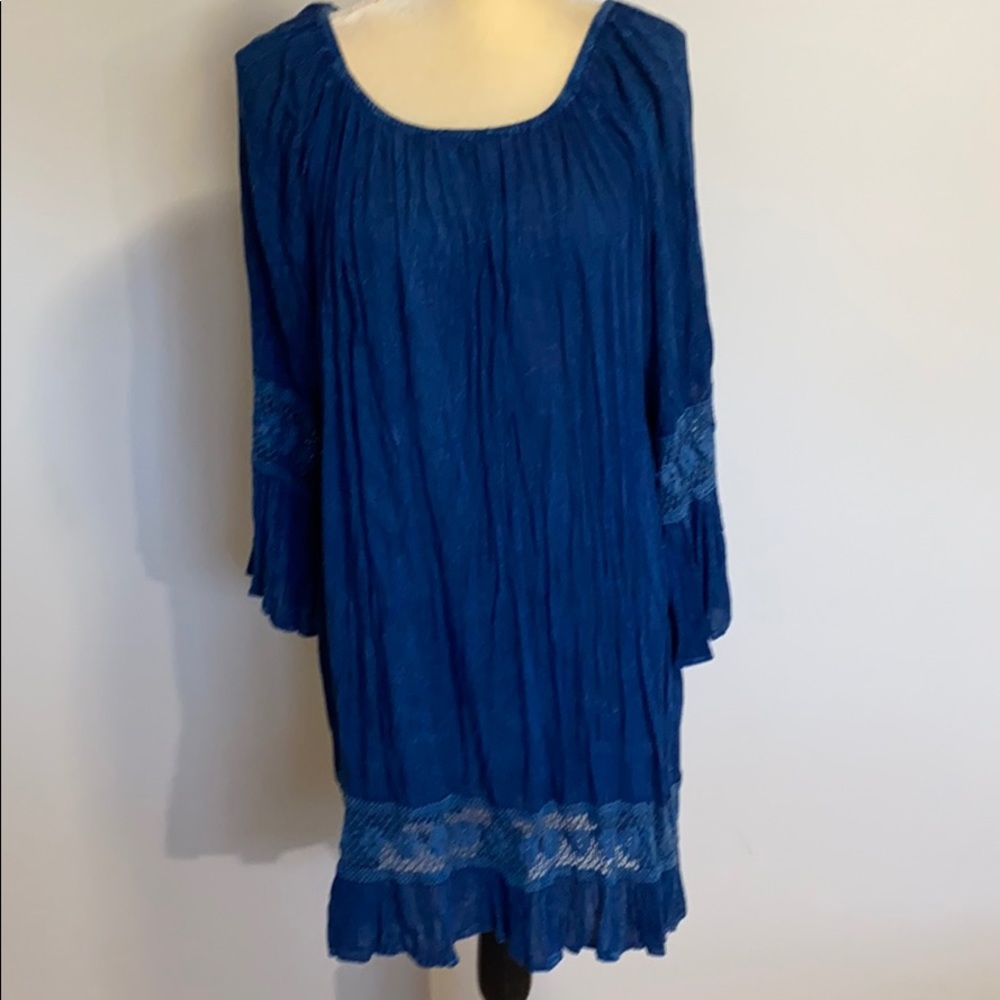 Exist Blue Women's Dress Size O/S